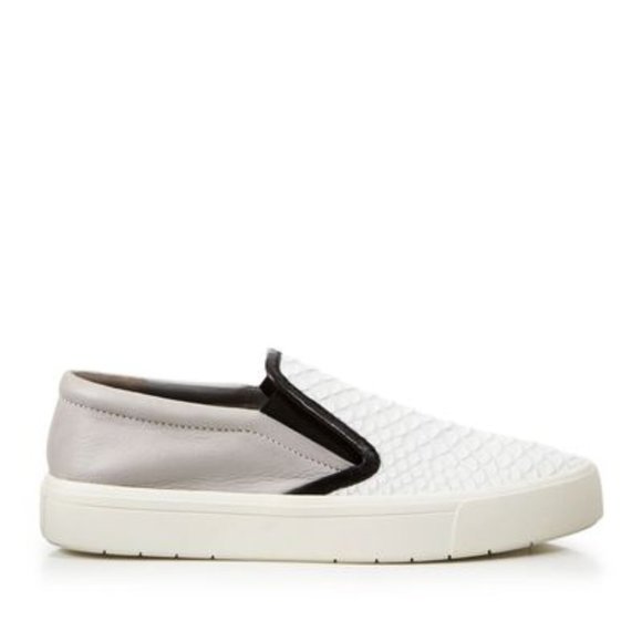 Vince Slip On Python‎ Leather Embossed Sneakers - Picture 1 of 11